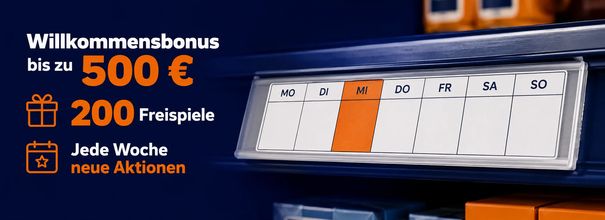 Aldi Slots Willkommensbonus 100 % bis 500 € plus 200 Freispiele